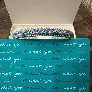 BRAND NEW IN BOX STELLA & DOT WANDERER CUFF PERFECT BLUES